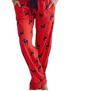 Aerie- Reindeer Sleep Pant-Red